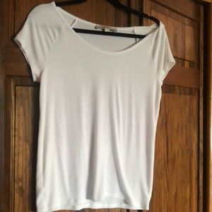 Ann Taylor loft white ribbed